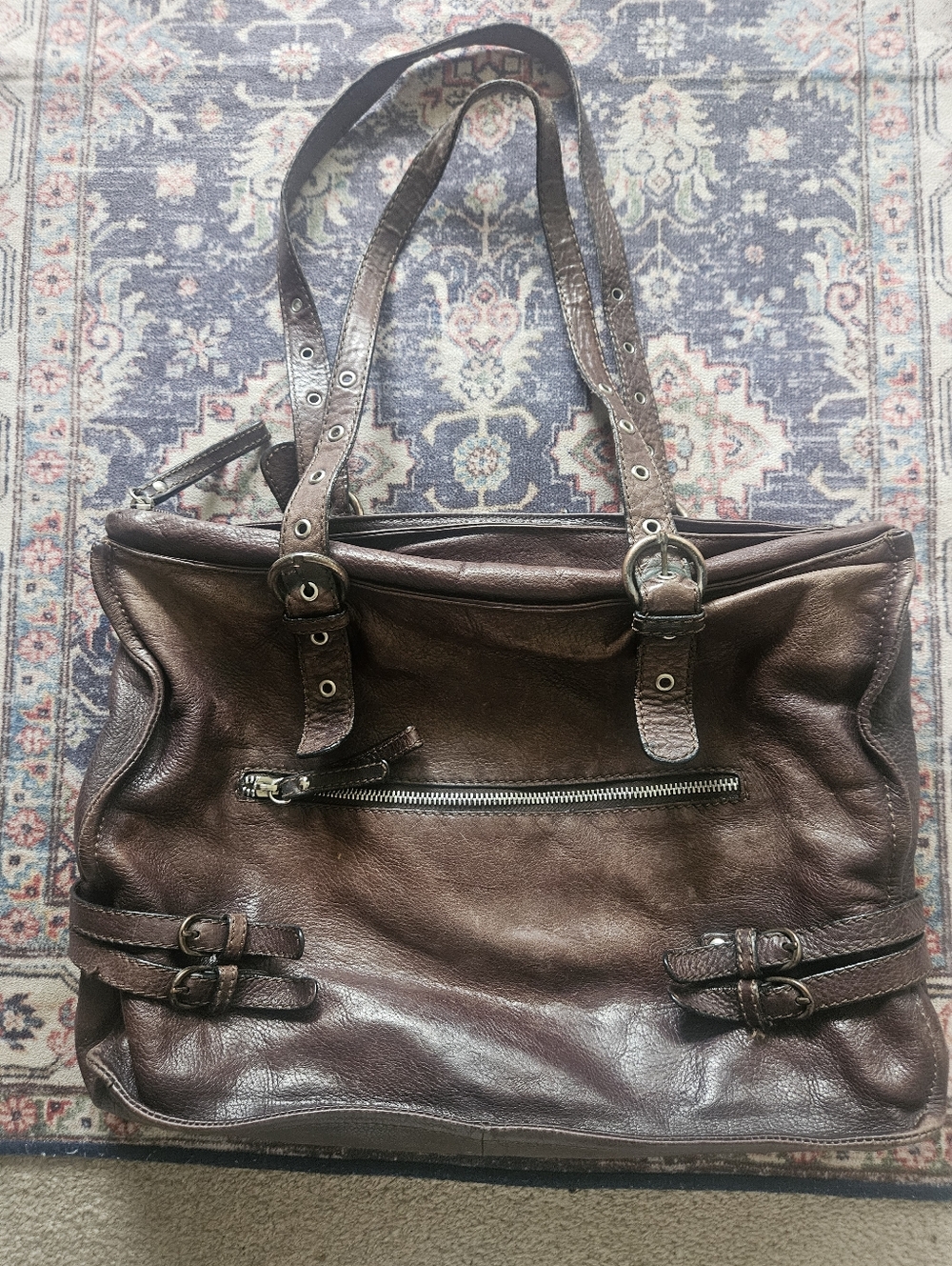 Vintage Gianni Conti Brown Leather Purse.